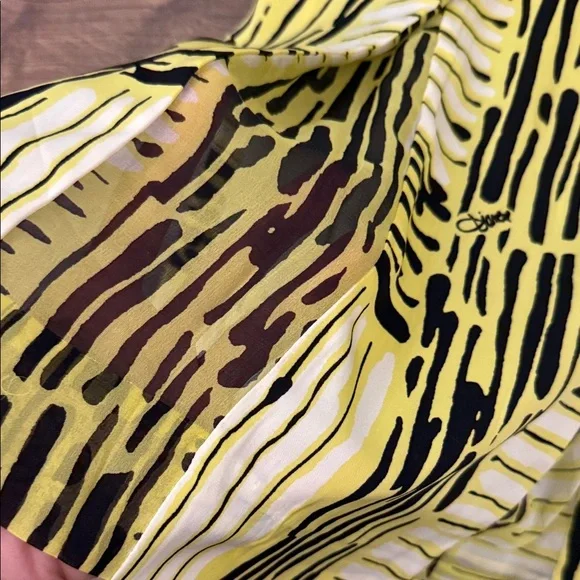 Diane Von Furstenberg Hayley Geometric Print Dress Size 10 - silk - Picture 3 of 8